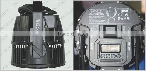 professional rgbw 4in1 waterproof 54pcs 3w led par light