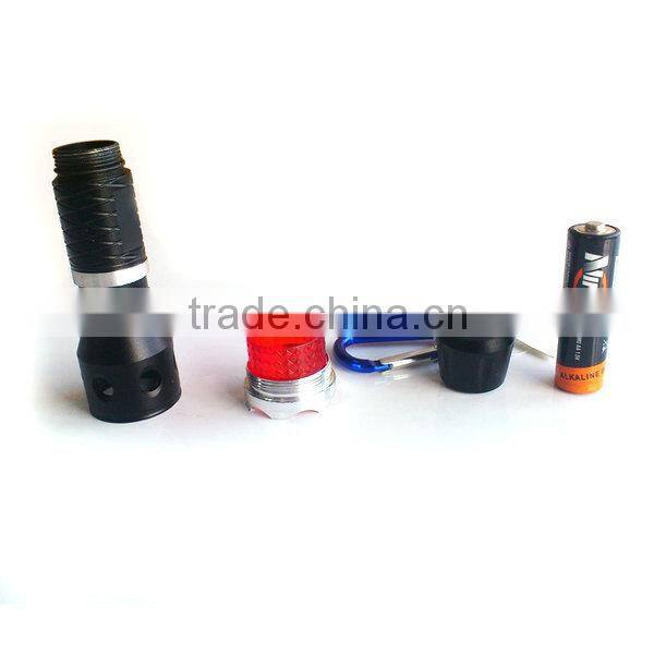 CE Certification Of Durable Zoom Mini Led Flashlight KeyChain