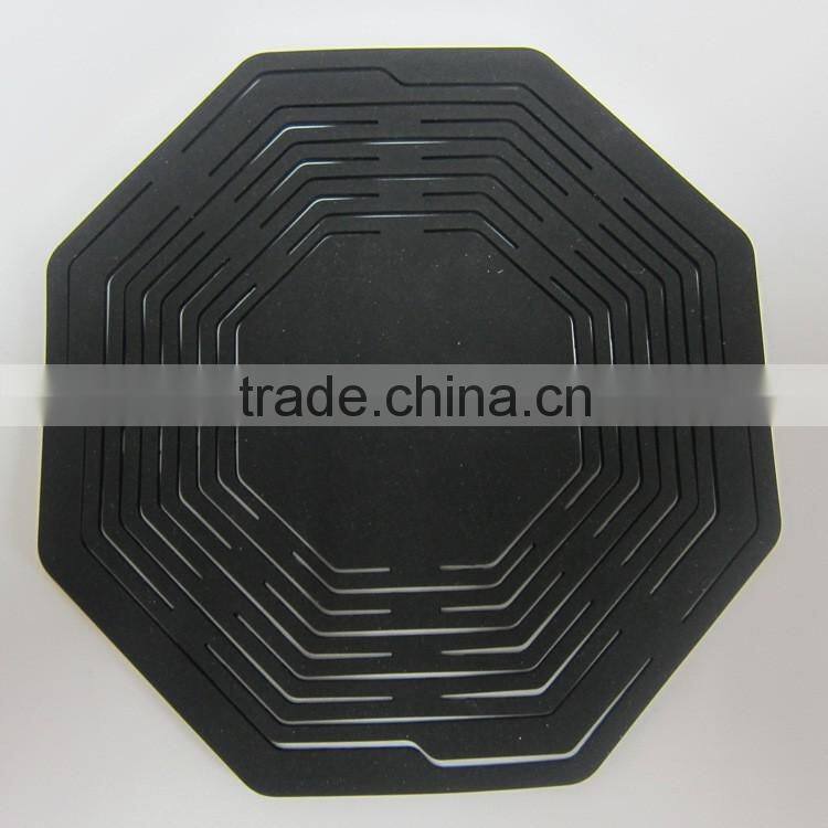 Wholesale FDA food grade high temperate heat resistant octagon silicone mat pot holder