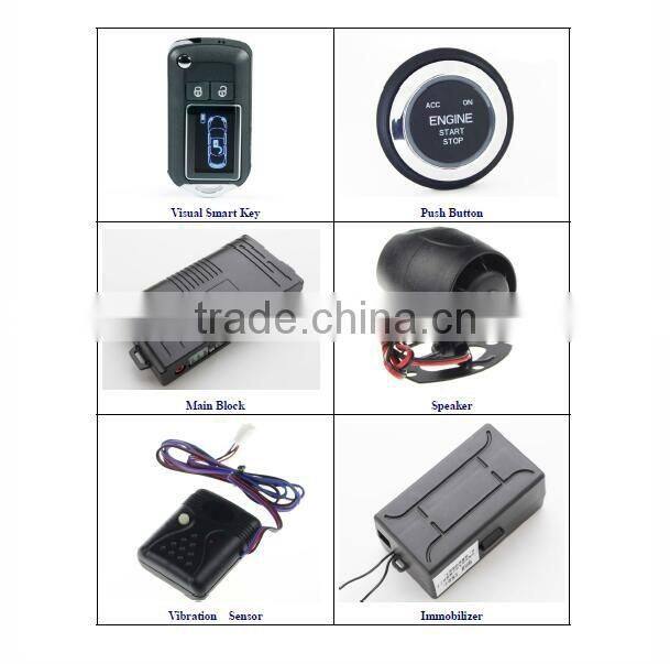 Auto Visual Smart Key System with Car Alarm for Toyota/Volkswagen