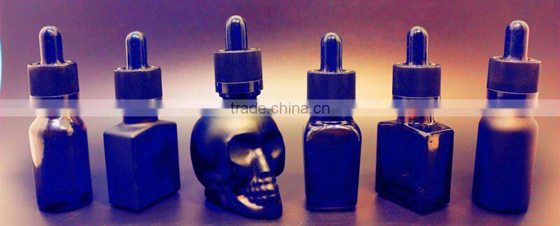E-cig liquid bottles with long thin tip plastic dropper bottle for 60ml dropper bottle