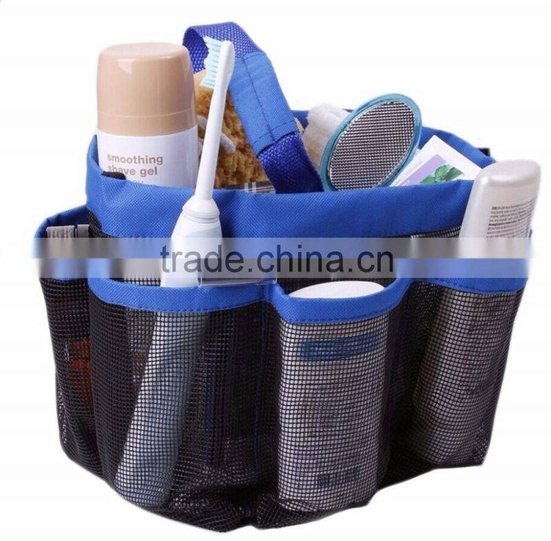 Mesh Waterproof Hanging Shower Tote Bag, Bathroom Shampoo Shower Caddy Tote Bag