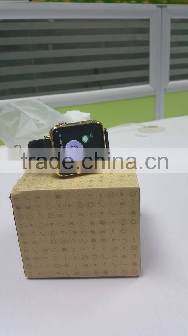 2016 vogue 1.3MP camera hot selling smart watch bluetooth watch phone for IOS Android