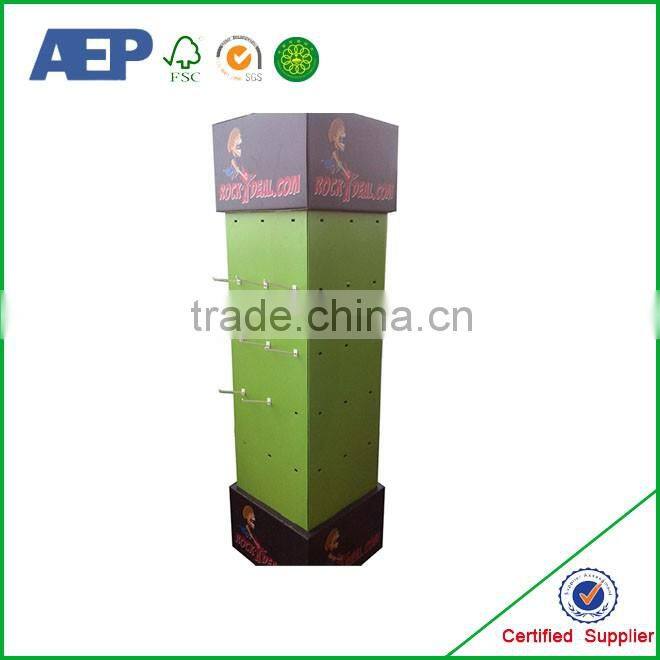 Wholesale promotion custom cardboard advertising display stand