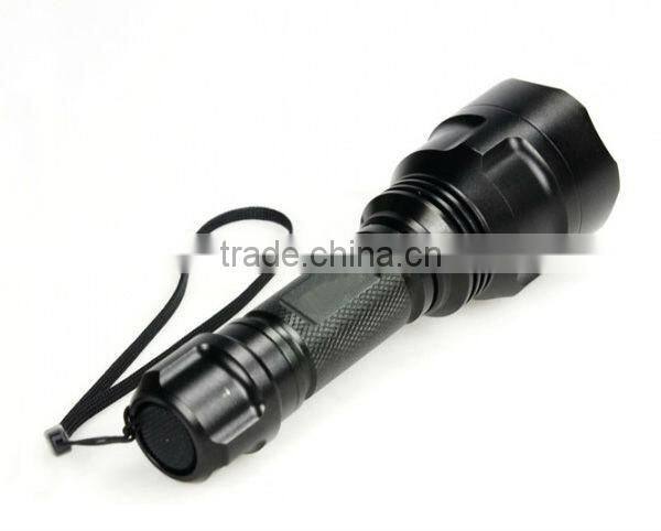 UltraFire C8 210 Lumens Q5 LED Flashlight 5-Mode With 1X18650 Battery+Charger