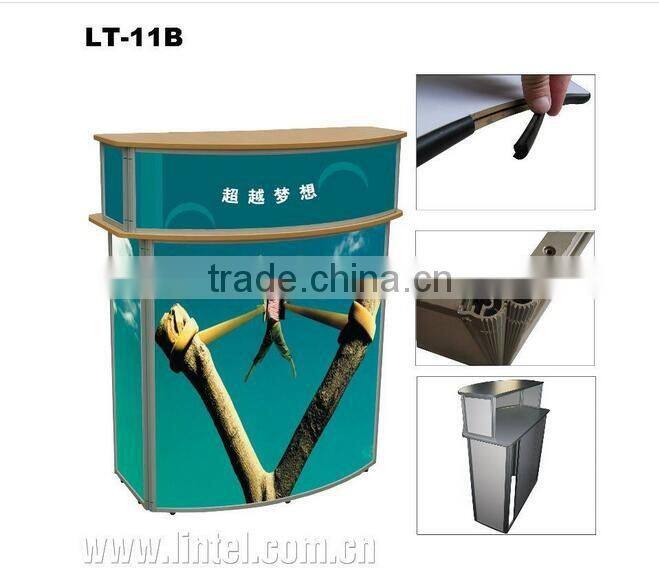 Exhibit Booth Promotional Counter