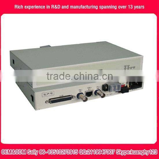 8E1 to Ethernet 10/100 Base-T Interface/ Protocol converter 220VAC and -48VDC Dual power supply OEM&ODM factory