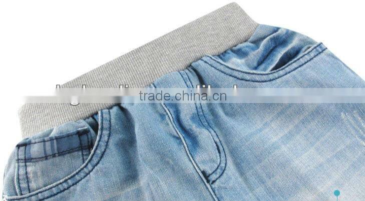 European style trendy denim new design kids shorts