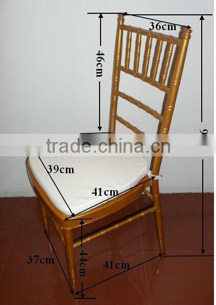 Polyester shining satin rosette chair cover ribbon rose for wedding marriage decoration