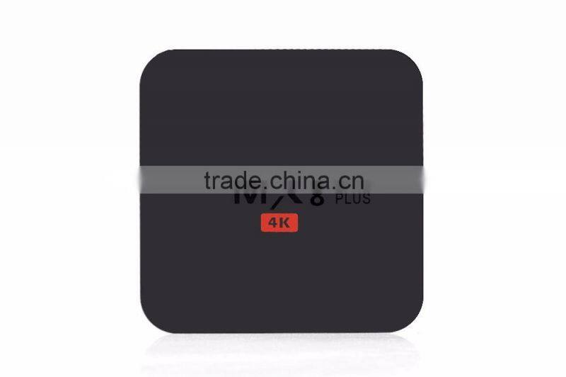 New dsign Android 5.1 1GB DDR3 RAM mx8 plus smart tv box android mx8 plus ott tv box
