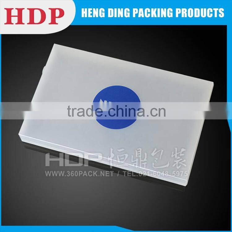 colorful logo plastic cosmetic packaging box