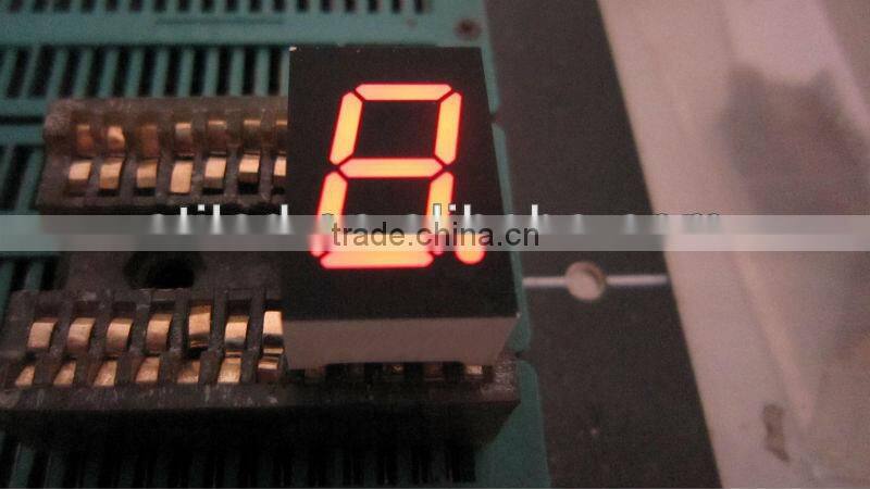 0.30 inch led numeric display single digit orange color