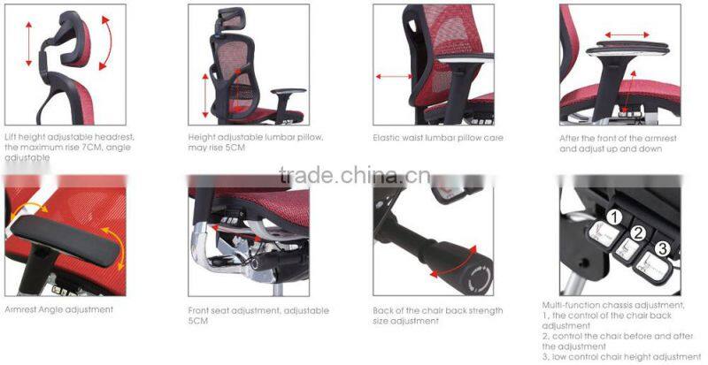 jns-502 guangdong office furniture modern manager mesh chair