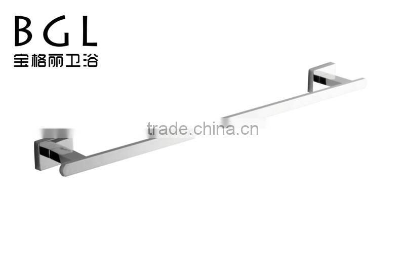 2015News Zinc alloy accessories for bathroom Wall mounted chrome finishing towel bar