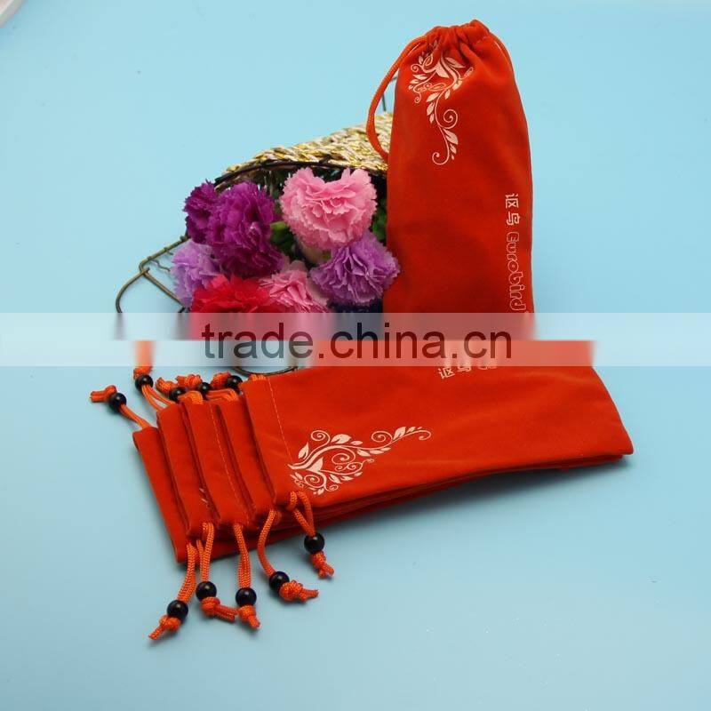 Gift packing Grey Mini Velvet Bag Pop-up Handle