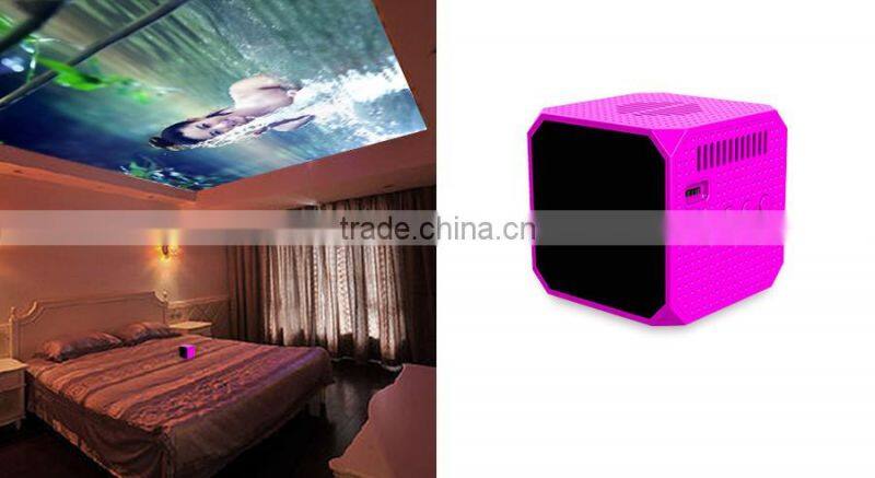 Portable Pico LED HDMI Video Game Projector Beamer, 1080P Digital Pocket Home Cinema Mini Projector for iPhones