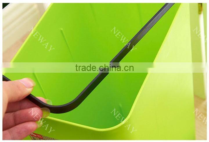 fancy plastic 8l garbage bin