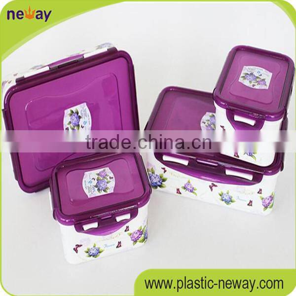 plastic container food packaging for pickle food grade silicone container