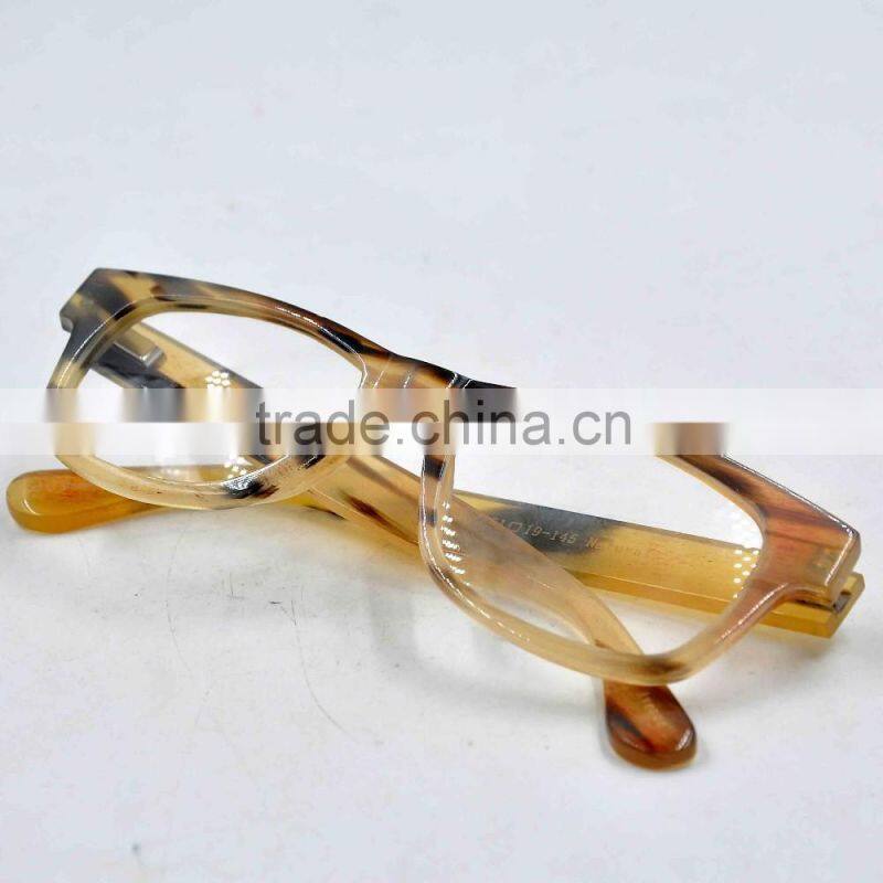india imported ox horn eyeglasses spring hinge buffalo horn eyeglass