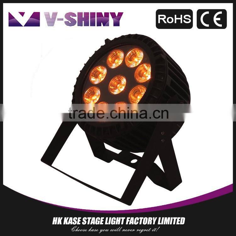 12W9 RGBWA 5-IN-1 sound active stage led par light
