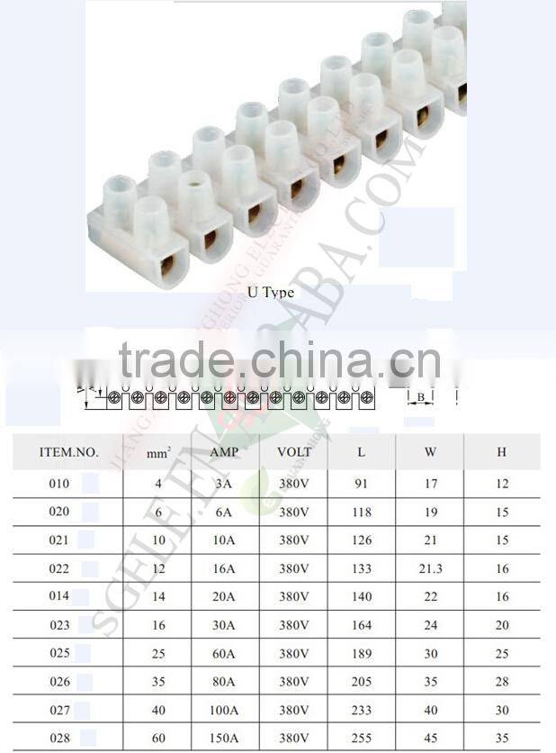 12 Way Plastic Terminal Connector
