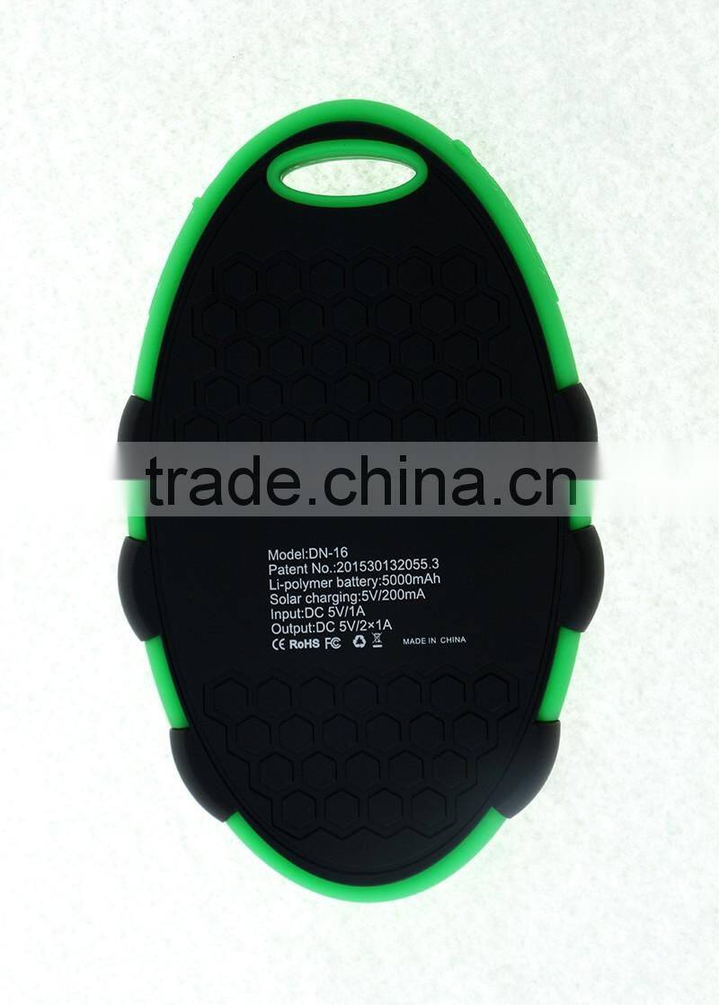 High quality 5000mah solar power bank portable for laptop