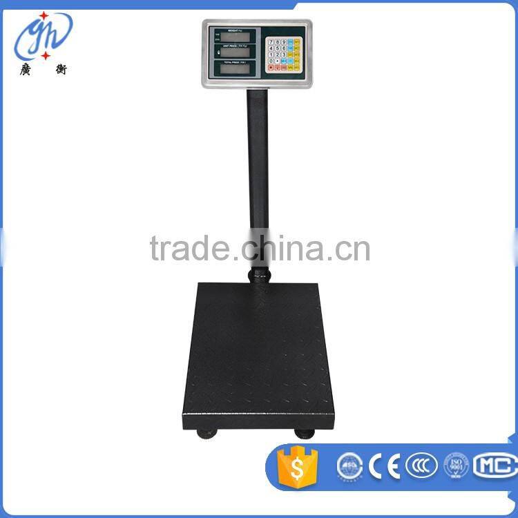 hot sale 150kg LCD dispaly mechanical platform scale pricing scale with CE certification