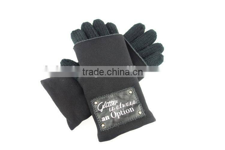 Good reputation professional trade assurance woolen knitted glove