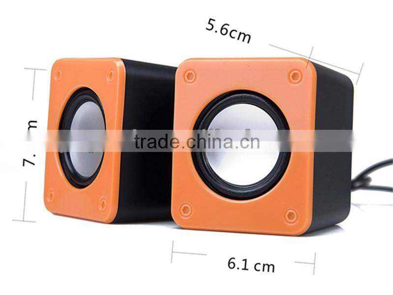 2.0 channel pc mini speaker