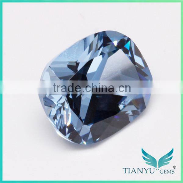 Wuzhou gem hot gemstone Processing Loose 10x12 #106 blue Synthetic Gemstone Spinel gems for sale