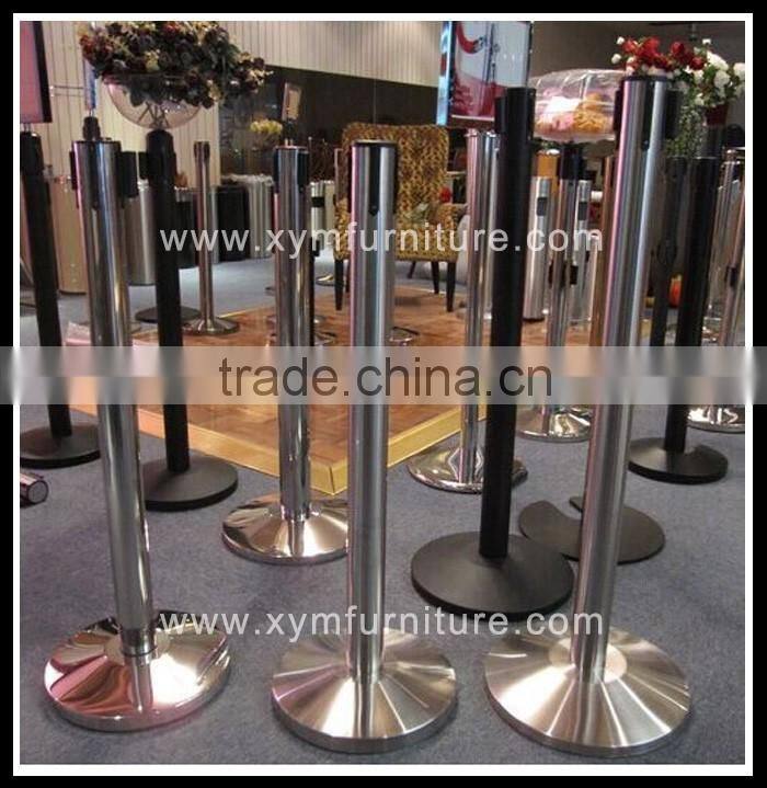 Cheap Polished Rope Barrier Railing Stand Stanchion