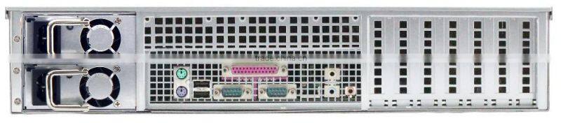 2u hot swap rack server chassis