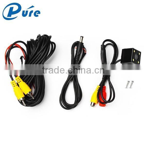 Cheap Universal Car Rear View Mirror Camera with Parking Sensor 170 Degree Wide Angle 12V DC