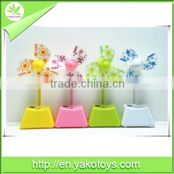 colorful electric fan plastic hand fan