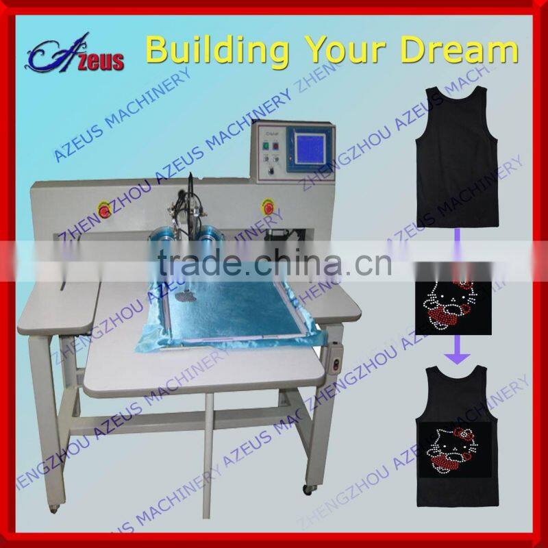 Fashion design Apparel Machinery automatic ultrasonic hot diamond machine