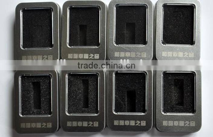 Wholesale metal tin box for silicone engrave ID bracelet