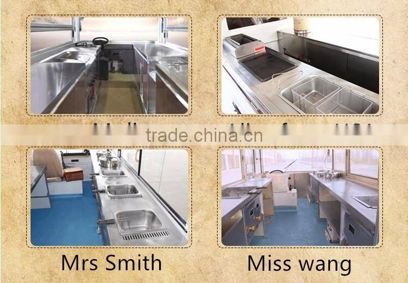 three wheels and four wheel food truck and food trailer vending cart with electricity