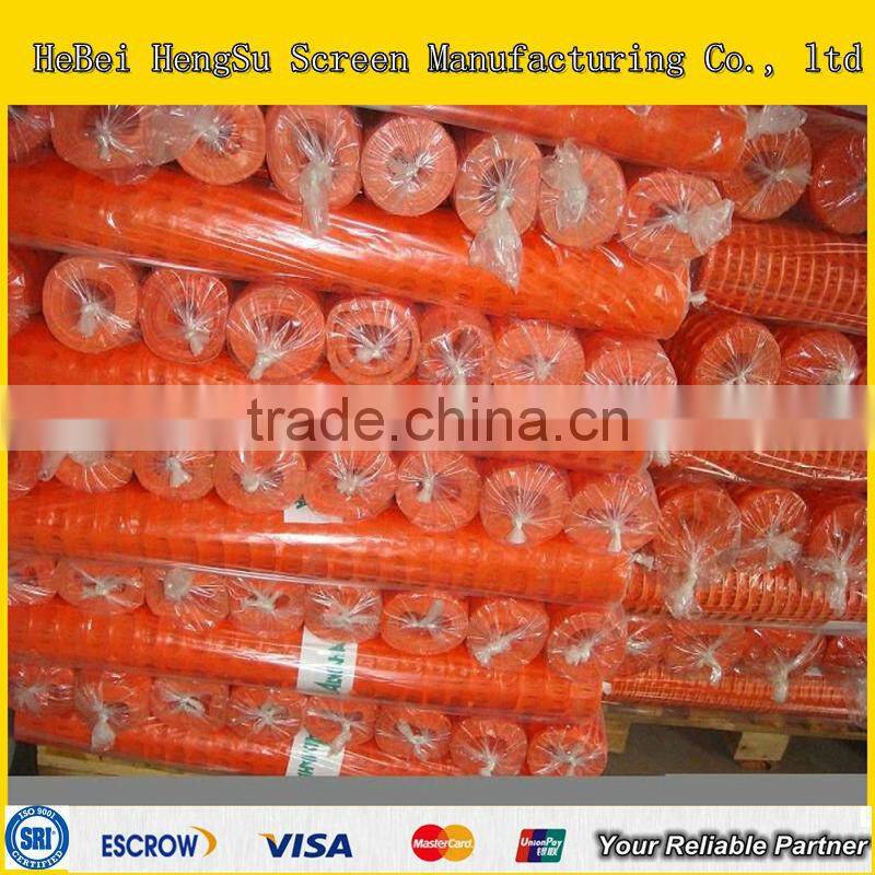 HDPE orange color warning mesh