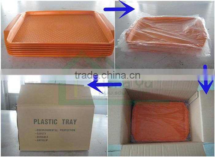 Large food grade PP plastic serving tray