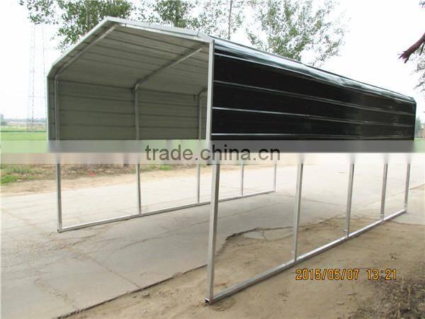 Steel frame horse stables