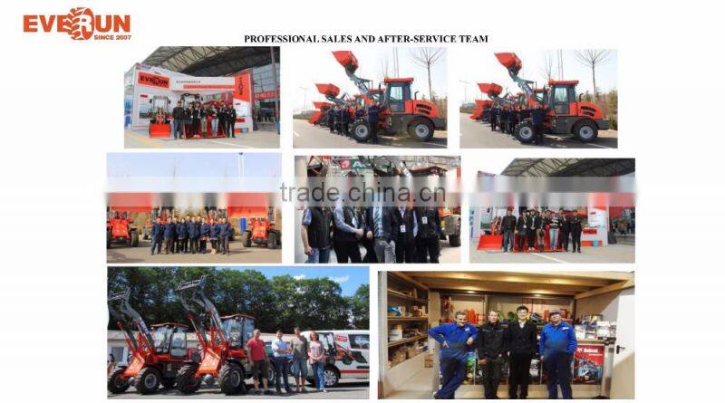 EVERUN brand CE EPA 4 approved 1.6 ton WHEEL LOADER
