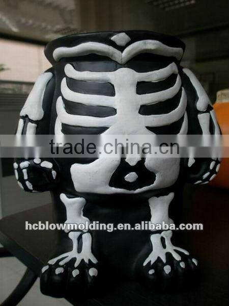 OEM Blow Molding plastic HDPE Halloween Pumpkin ,LED light pumpkin for sale