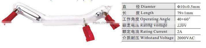 New Style 2A 220VAC 3Pins MS-602 Glass Mercury Float Switch