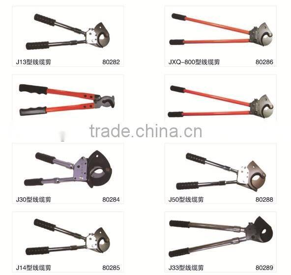 Easy Operation Steel Cutting Tools J30 Manual Ratchet Cable Cutter