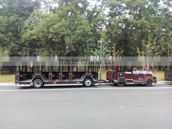 92KW Diesel Power Amusement park,city,tour,trackless train,Tourist Train