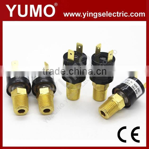 YUMO XYK-117 pressure switch 120 PSI ON 150 PSI OFF Screw thread 1/4 NPT pressure switch