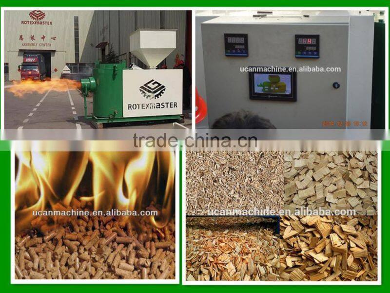 Energy Saving equipment biomass pellet burner for hot water boiler , bunker fuel boiler