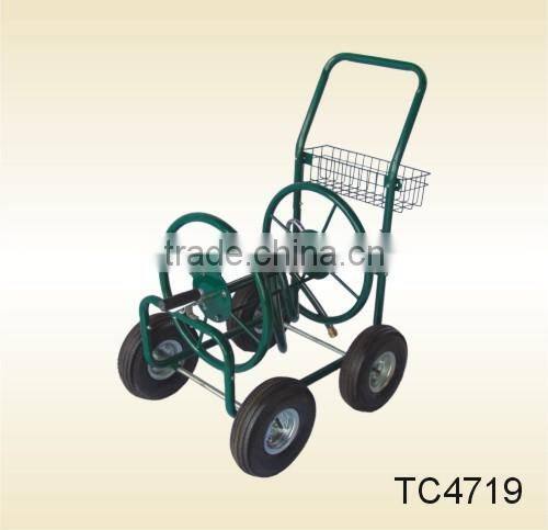 Garden hose reel cart