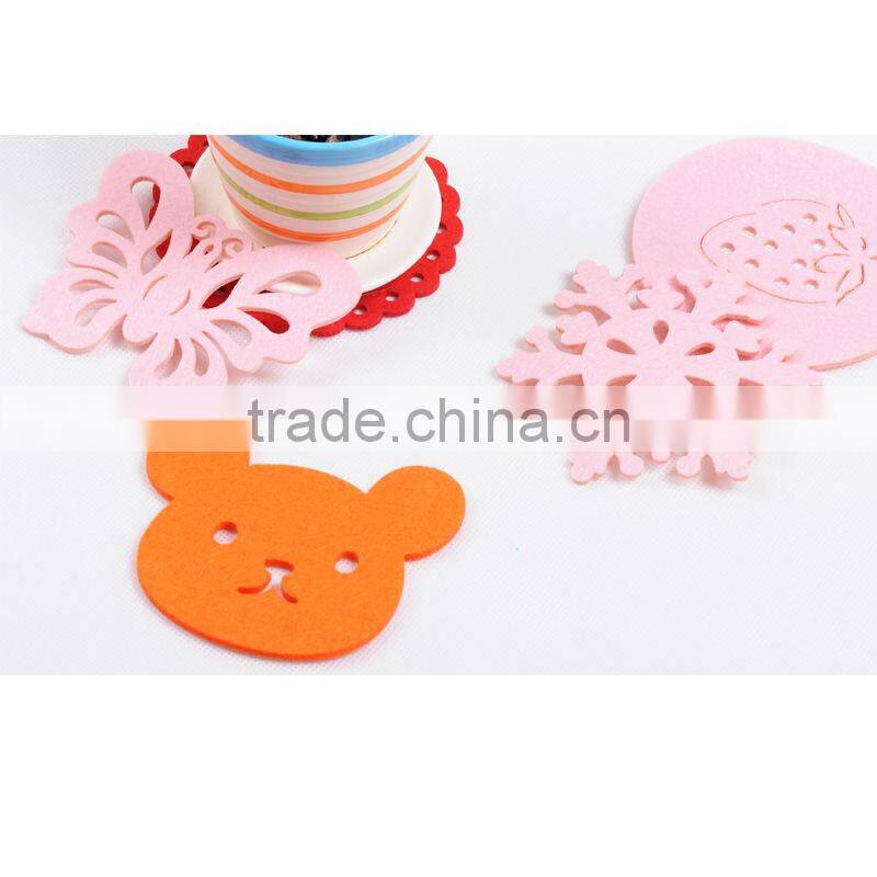 Colored felt pad for the cup