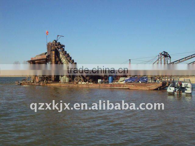 Small Floating Bucket Chain Wheel Dredger for Sale